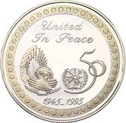 2 Dinars - Jaber III (50e anniversaire des Nations Unies) -  avers