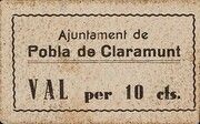 10 Céntimos (Pobla de Claramunt) – dritto