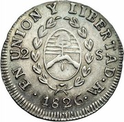 2 Soles (Provincias del Rio de la Plata) - rovescio