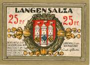 25 Pfennigs – anverso