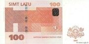 100 Latu -  anverso