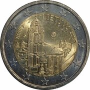 2 Euros (Vilnius) - anverso