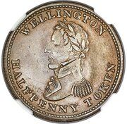 ½ Penny Token (Wellington Token) – dritto