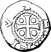 Denier - Henri II – Vorderseite