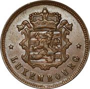 25 Centimes - Charlotte (Bronze) – dritto
