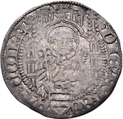1 Weißpfennig - Theodoric II of Isenburg-Büdingen -  anverso