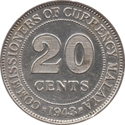 20 Cents - George VI -  anverso