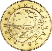 25 Liri (First Gozitan Coin) -  аверс