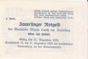 50 Heller (Maria Laach) – revers