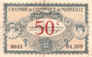 50 centimes - Chambre de Commerce de Marseille (13) – avers