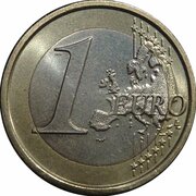 1 Euro - Albert II (2nd map) - reverso