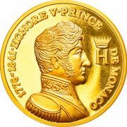 Médaille Honoré V -  anverso