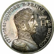 Médaille Honoré V -  anverso