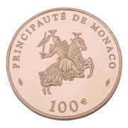 100 euros - Rainier III -  avers