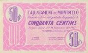 50 Céntimos (Montmeló) – Vorderseite