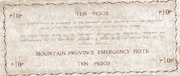 10 Pesos (Mountain Province) – revers