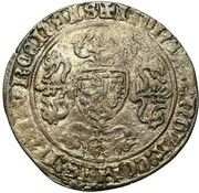 2 Groats "Rose Cup" - William II – reverso