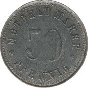 50 Pfennigs - Neustadt a. Donau – revers