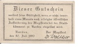 25 Pfennigs – Rückseite