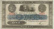 1 Pound (Ulster Bank) – аверс