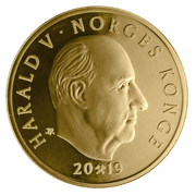 20 Kroner - Harald V (Gustav Vigeland) -  Vorderseite
