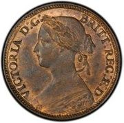 ½ Cent - Victoria (Pattern) – Vorderseite