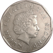 1 Dollar - Elizabeth II (4th portrait) – voorzijde