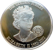1 Dollar - Elizabeth II (Queen Elizabeth II 1952-2002) – achterkant