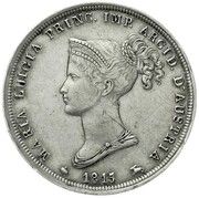 2 Lire - Marie-Louise – anverso
