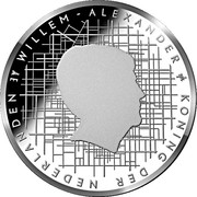 5 Euros - Willem-Alexander (Schokland) – anverso