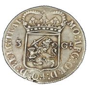3 Gulden - Batavian Republic (Utrecht) – anverso