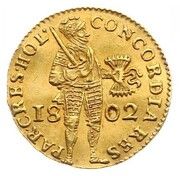 1 Ducat - Batavian Republic (Holland) – anverso
