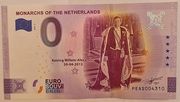 0 Euro - Monarchs of the Netherlands – anverso