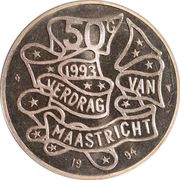 50 Gulden - Beatrix (Maastricht Treaty) – reverso