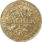 Token - Sacher (Prosit Neujahr 1980) – anverso