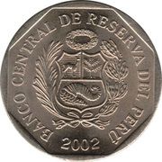 1 Nuevo Sol (1st type; without braille) - Vorderseite