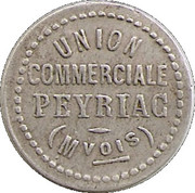 5 centimes - Union commerciale - Peyriac [11] – avers