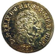 5 Lire - Carlo Felice (Replica) – Vorderseite