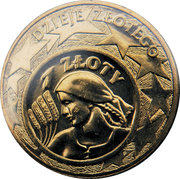 2 zlotys Zloty moderne -  avers