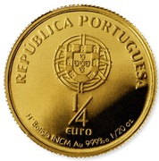 ¼ Euro (Saint Anthony of Lisbon) -  anverso