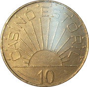 10 Escudos - Casino Estoril – реверс