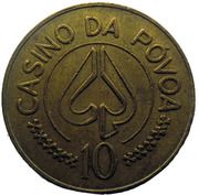10 Escudos - Casino da Póvoa – реверс