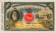 20 000 Reis (Bolama seal) – anverso
