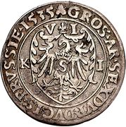 6 gröscher - Albert Ier – revers