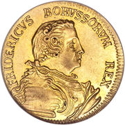 ½ Frederick d'Or - Frederick II – аверс