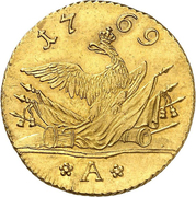 2 Friedrichs d'Or - Frederick II – реверс