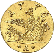 1 Frederick d'Or - Frederick II – achterkant