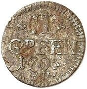 2 Pfennig - Friedrich I – revers