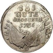8 Gute Groschen - Frederick II – реверс