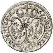 6 Gröscher - Frederick II (Seven Years' War) – achterkant